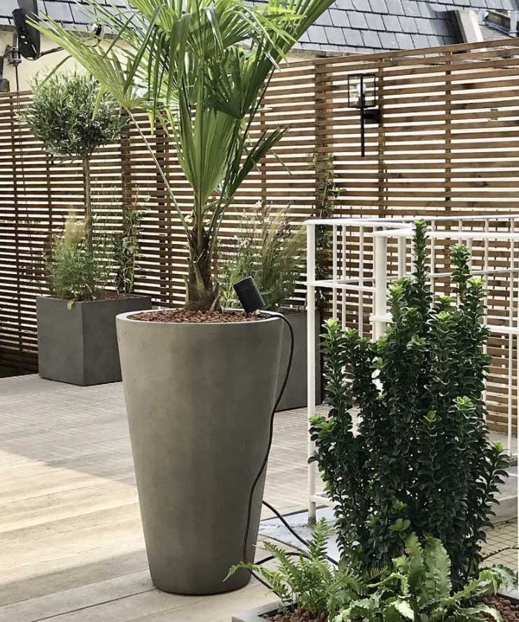 Large Conical Planter Contemporary Planters