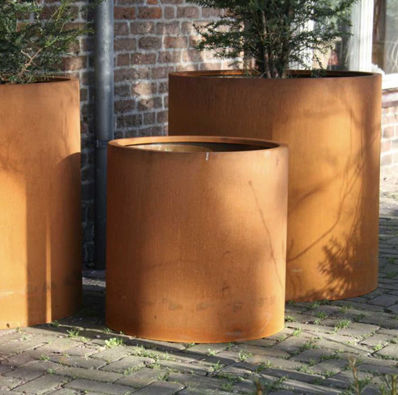 Adezz Circum Circular Corten Planter Adezz Circum Circular Corten Planter