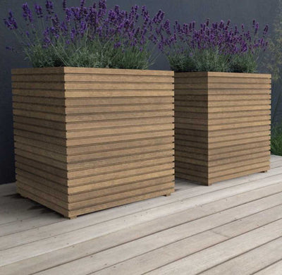 Adezz Harwood Planter Malga Contemporary Planters