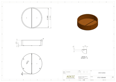 Adezz Circum Circular Corten Planter Adezz Circum Circular Corten Planter